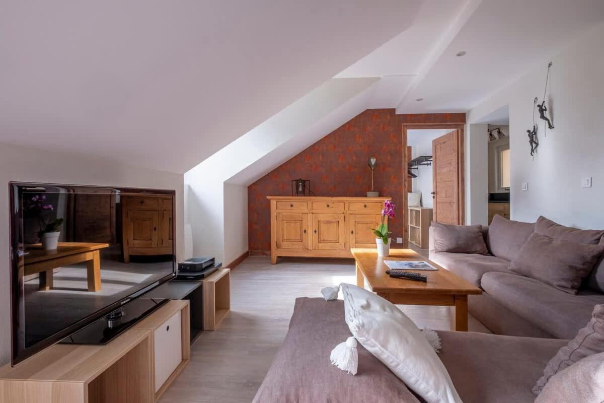 L'Appart 52, Magnifique Duplex En Plein Coeur De Chamonix-Mont-Blanc Exterior foto